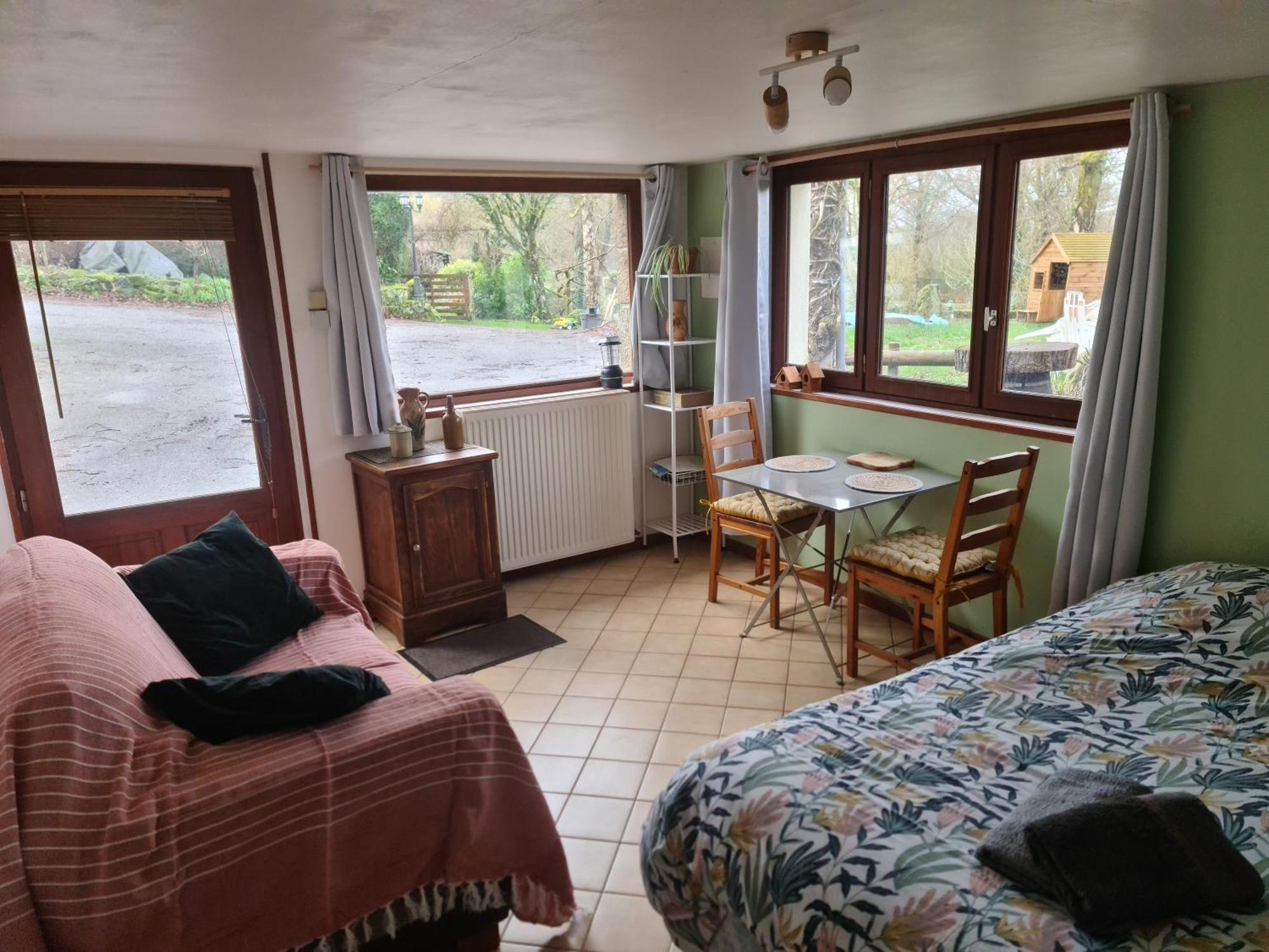 Chambre A La Ferme, Les Vergers Du Muscardin Breel エクステリア 写真